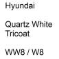 Preview: Hyundai, Quartz White Tricoat, WW8 / W8.